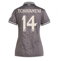 Camisa de time de futebol Real Madrid Aurelien Tchouameni #14 Replicas 3º Equipamento Feminina 2024-25 Manga Curta